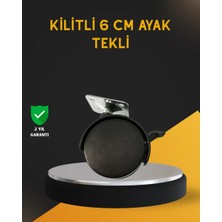 Mobilya Için Kilitli 6 cm Ayak Tekli Satış Midastech