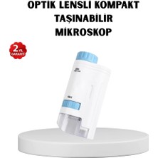LED Işıklı Mikroskop 80X–200X Zoom Eğitici Bilim Seti ve Taşınabilir Midastech