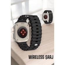 45 mm Gri Kasa Ultra Akıllı Saat Sesli Görüşme, Sağlık Takibi, Suya Dayanıklı Midastech