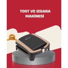 Tost Makinesi Yapışmaz Plaka 1500 Watt Güçlü Performans Midastech