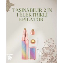 Mini Elektrikli Epilatör Cihazı – USB Şarjlı, Acısız Yüz ve Kaş Bakım Aleti Midastech