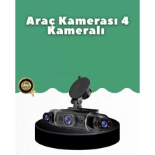 1080P 4 Kanallı Araç Kamerası Gps + Wifi + G Sensör Destekli Midastech