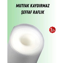 Şeffaf Mutfak Raflığı ve Çekmece Kaplaması Kaydırmaz Pvc Midastech