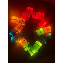 4 Metre 20 LED Pilli 2 Kademeli Hediye Kutusu LED Işık Midastech