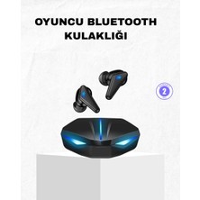 Oyuncu Bluetooth Kulaklık Tam Kablosuz Stereo LED Işıklı Midastech