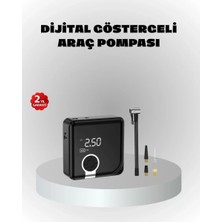 Dijital Ekranlı Şarjlı Hava Kompresörü 150 Psı Güçlü Motorlu Midastech