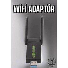 Wifi Adaptör Çift Bantlı Kablosuz Wifi Adaptörü Midastech
