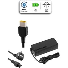 20V 4.5A USB Pin 90W Lenovo Için Laptop Adaptör Midastech