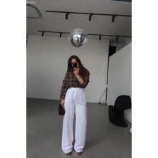 Özge Özgenç Beli Lastikli Basic Pantolon