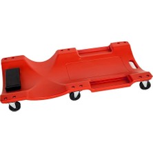 Vıktec Araç Altı Yatma Tahtası Tamirci Kızağı Kırmızı Renk VT01386A