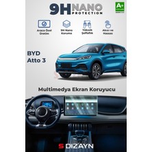 S-Dizayn Byd Atto 3 15.6 Inç 9h Nano Multimedya Ekran Koruyucu (Parlak) 2024 Üzeri A+ Kalite
