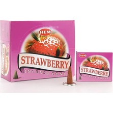 Strawberry Aromalı Konik Tütsü Midastech