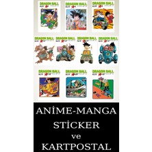 Gerekli Şeyler Yayıncılık Dragon Ball 1&2-3&4-7&8-9&10-11&12-13&14-15&16-17&18-19&20-21&22 Manga Seti (10 Kitap) / Anime-Manga Sticker ve Kartpostal Hediyeli