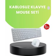 Ergonomik Kablosuz Klavye Mouse Takımı - Tam Boy, Sessiz ve Güvenilir Midastech