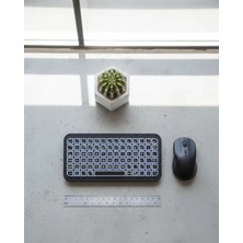 Rgb Işıklı Kablosuz Mini Klavye 10 mm Ince Gövde Midastech