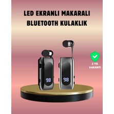 Dijital Göstergeli Bluetooth Kulaklık – Klipsli ve Şık Tasarım Midastech