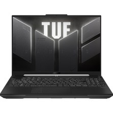 Asus Tuf Gamıng A16 FA607NUQ-RL050 Amd Ryzen 7-170 16GB Ddr5 512GB Pcıe SSD 6gb RTX4050 16" Fhd+ 144Hz 90W Freedos