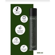 Batçı Hair Atelier 400 ml Volume Effect Matte Firm Hold Saç Spreyi Yüksek Tutuş ve Sabitleştirici Etki