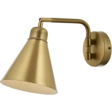 Avonni AP-62077-01 Eskitme Kaplama Aplik E27 Metal H: 17 cm, WxD: 25x12 cm