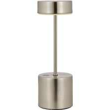 Avonni ML-64003-N Eskitme Kaplama Masa Lambası LED Metal Pleksi H: 28 cm, Ø: 9 cm