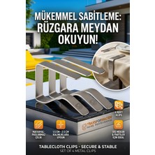 Homecare 2 Adetmasa Örtüsü Kelepçesi Metal 716922