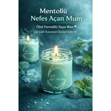 CAN Life Collection Mentollü Cam Kavanoz Mum