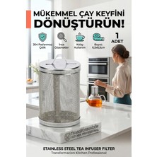 Transformacion Paslanmaz Çelik Bitki Çayı ve Siyah Çay Demleme Süzgeci - Filtreleme Tüpü 721582