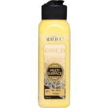 Artdeco Gold Multi-Surface Akrilik Boya 211 Bal Sarısı Renkli 140 ml Özel Formül