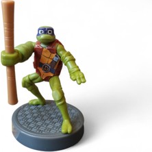 Hureggo Vintage Ninja Turtles Orijinal Mini Figür & 8 cm