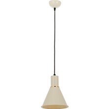 Avonni AV-4106-M22-BBY Beyaz Boya Modern Avize E27 Metal H: 80 cm, Ø: 20 cm