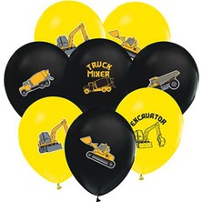 Keskin Sound Inşaat Araçları Baskılı Balon 100 Lü