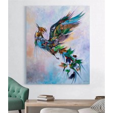 Lona Sanat Anka Kuşu Kanvas Tablo