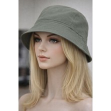Moda Nokta Yazlık Kumaş Kova Şapka, Erkek Kadın Düz Balıkçı Bucket Şapka, Unisex