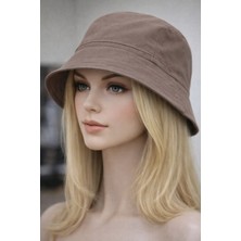Moda Nokta Yazlık Kumaş Kova Şapka, Erkek Kadın Düz Balıkçı Bucket Şapka, Unisex