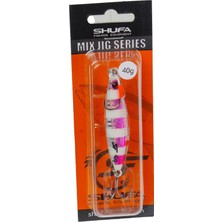 Shufa Jig Series 60 gr Jig Yem Pink Zebra Glow