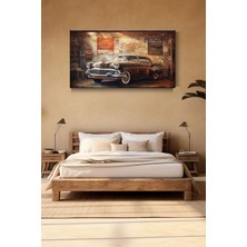 Lona Sanat Klasik Araba Chevrolet Sanatsal Kanvas Tablo Salon Oturma Yatak Odası Ofis Antre 0338