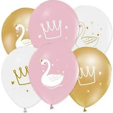 Keskin Sound Kuğu Baskılı Balon 100 Lü