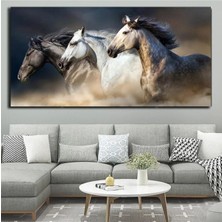 Lona Sanat At Resimli Dekorasyon Kanvas Tablo