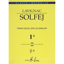 Portemem Müzik Eğitim Malzemeleri Lignac 1A -  Piyano Eşlikli Şan Çalışmaları