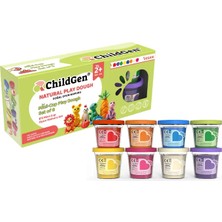 Doğal Oyun Hamuru - Mini-Cup- 8'li Set (8X65GR)