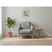 Rolivs Mokka Berjer – Bukle Kumaş Dumanlı Deniz | Soft Ton, Modern Stil, Yumuşak Oturum