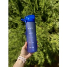 Gıpta 600 ml Mavi Unbetan Tritan Pipetli Matara BPA İçermez Sızdırmaz Tasarım