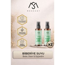 Moonset Saf Biberiye Suyu Saç Bakım Toniği Set