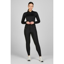 Pikeur Laure Flextec Leather Lüks Yüksek Bel Kadın Binici Pantolonu
