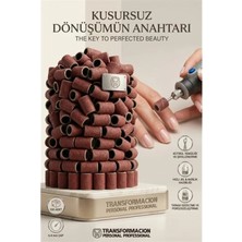 Marsilyan 100 Adet 6.4mm Tırnak Zımparası Manikür Pedikür Yüzük Zımpara Seti 723051