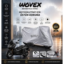 Wovex Honda Adv 350 Arka Çanta Uyumlu Motosiklet Brandası Su Geçirmez,Branda,Örtü Gri,Renk
