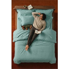Nesco Çift Kişilik %100 Pamuk Nevresim Takımı 200X220 Nevresim 160X200 Çarşaf 4 Yastık Kılıfı
