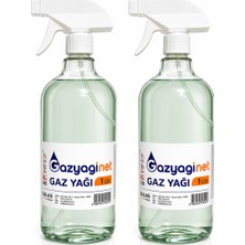 Gazyaginet Gazyağı 2 litre Sprey Zift Sökücü, Zincir ve Motor Temizleyici Gaz Sobası ve Gaz Lambası Gaz yağı