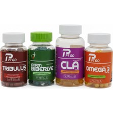 Ptgo Yağ Yakım & Günlük Destek Seti | Cla + Omega 3 + Tribulus + Form Giderici