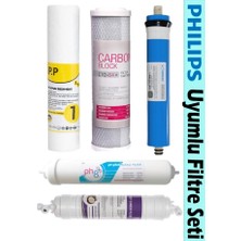 Sulook Philips  AUT 3061 ve AUT 3060 Su Arıtma Cihazı Uyumlu 5'li Filtre Seti